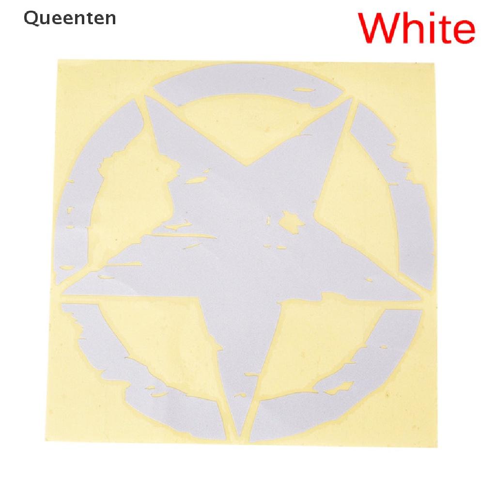 Queenten 15cm*15cm ARMY Star Graphic Decals Motorcycle Car Stickers Vinyl Car-styling QT
