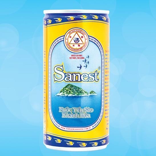 Nước Yến sào Khánh Hòa Sanest đóng lon 190ml