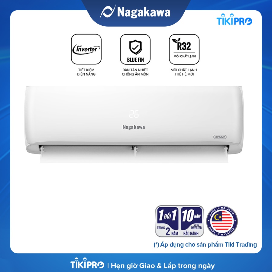 Máy Lạnh Nagakawa Inverter 1 HP NIS-C09R2H08 - Chỉ Giao tại HCM