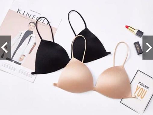 Áo Ngực, Áo bra Đúc Su 2 Dây Siêu Mảnh 818