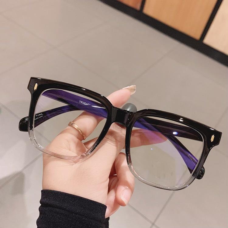 MẮT KÍNH GỌNG CẬN FORM VUÔNG 645 KẺ SỌC DỌC PHONG CÁCH ULZZANG HÀN QUỐC CÁ TÍNH