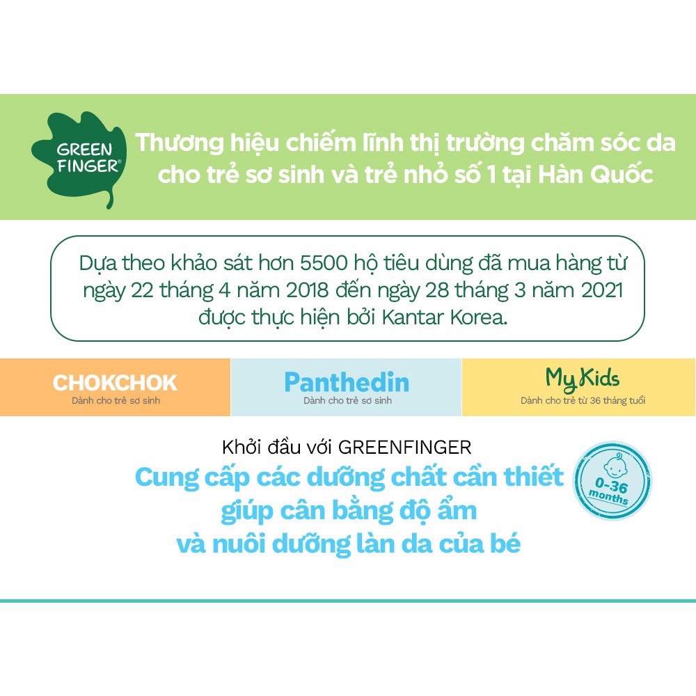 Sáp Dưỡng Ẩm Hàn Quốc Cho Bé Greenfinger Panthedin Panthenol Multi Balm 14G