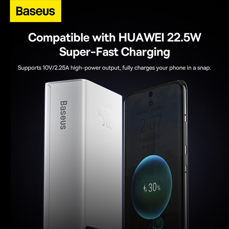 Pin Sạc Dự Phòng Baseus Star-Lord Digital Display Fast Charge Power Bank 20.000/30.000 mAh (Phiên bản quốc tế) (Hàng chính hãng)