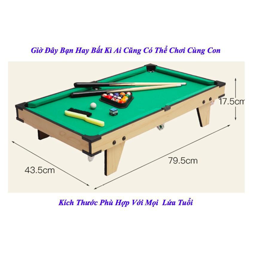 Bàn Bi-da Hollywood cho bé bằng gỗ size lớn 69 x 36.5 x 22.5cm