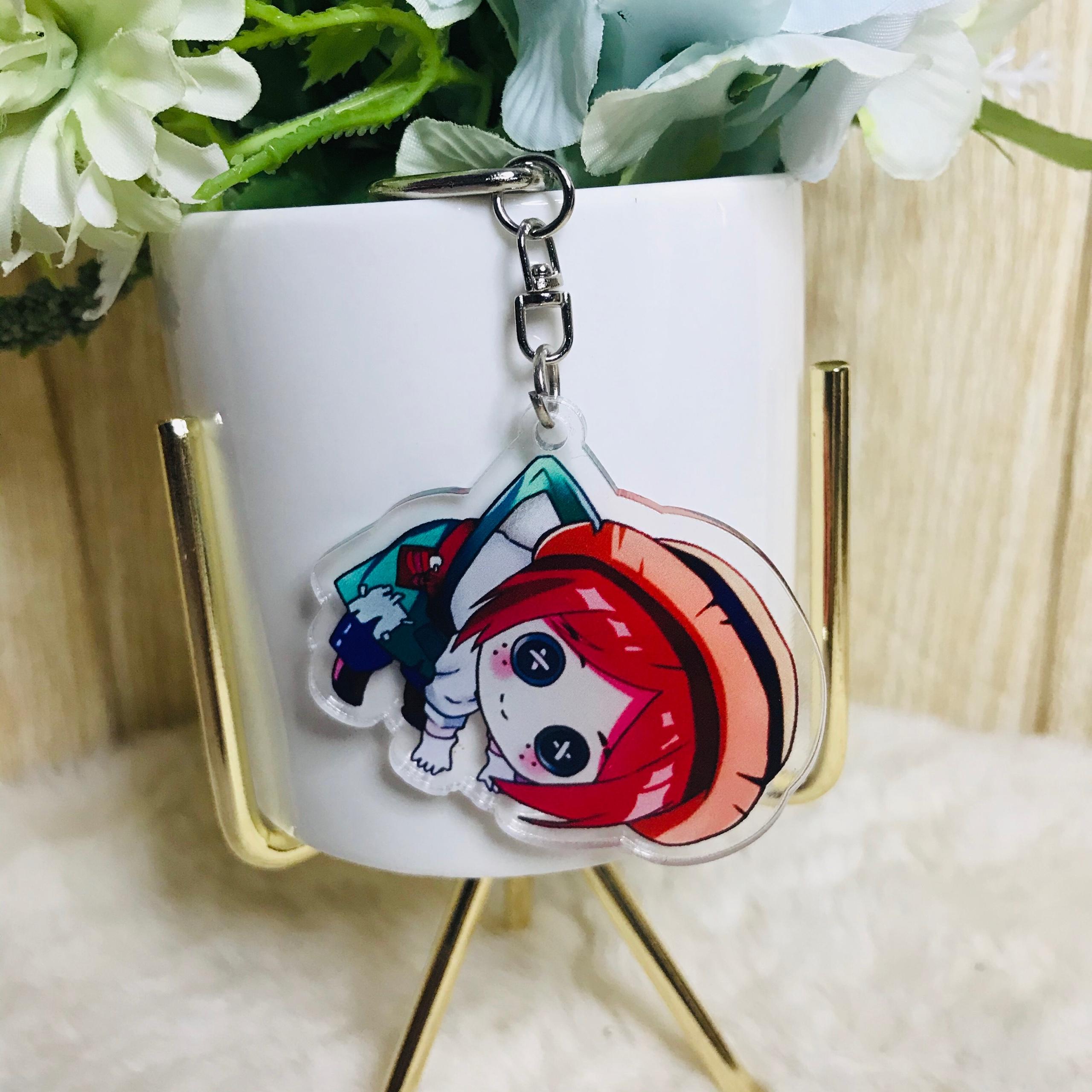 Móc khóa mica trong Identity V Nhân cách thứ năm ver treo người quà tặng xinh xắn dễ thương chibi anime tặng thẻ Vcone