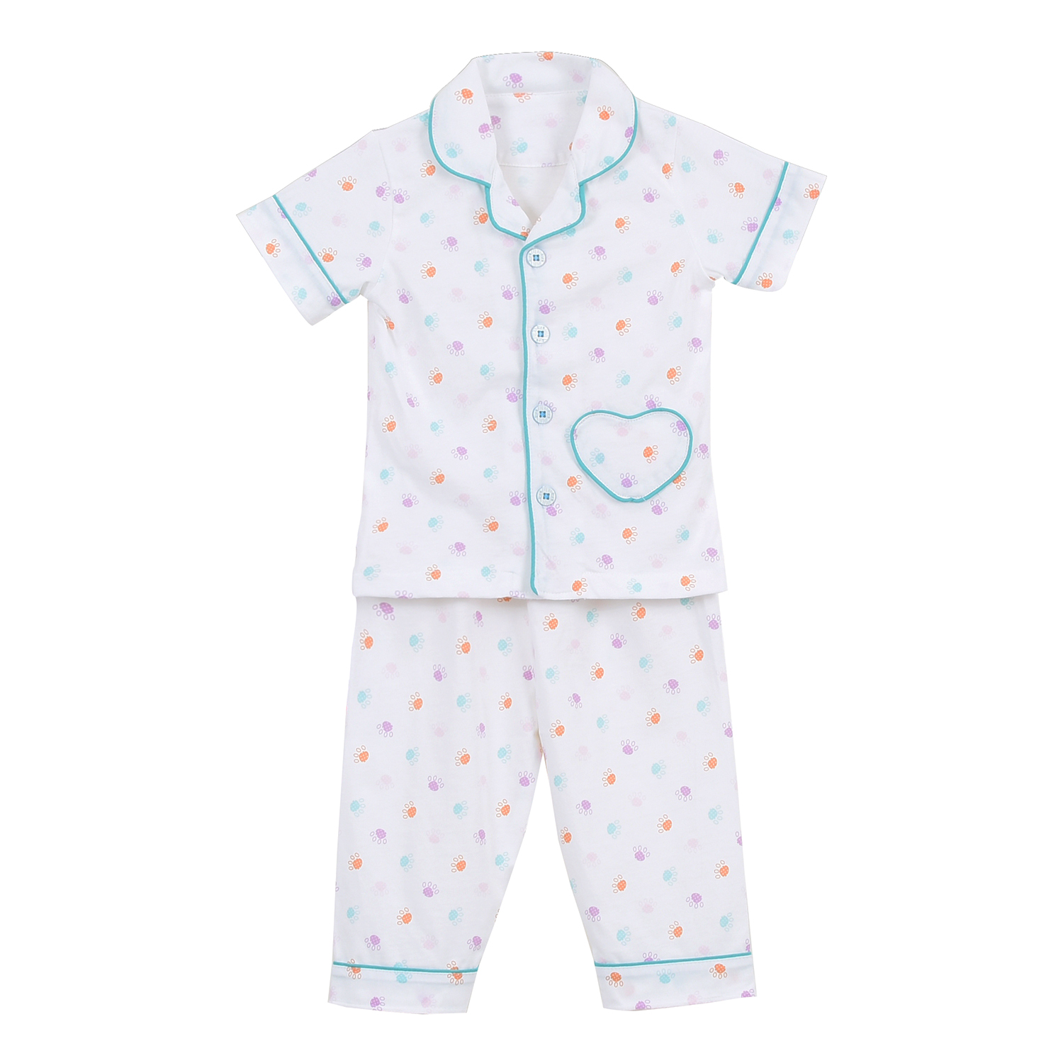 BỘ PYJAMAS TAY NGẮN BÉ GÁI 1149- HELLO BB