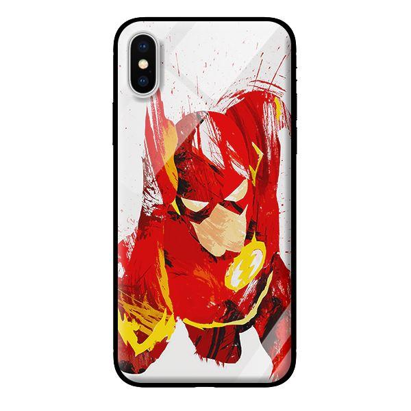 Ốp kính cường lực cho iPhone X Siêu Nhân - Hàng chính hãng