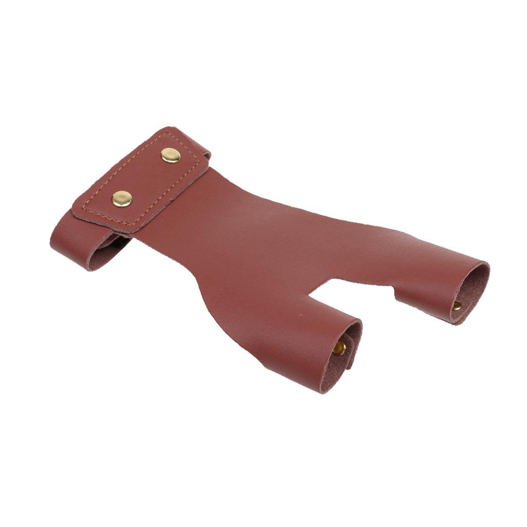 Archery Protector Glove 2 Finger Hand Guard for Archery Bow Shooting Hunting