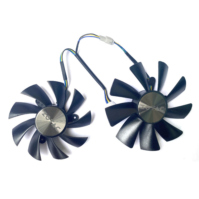 2pcs NEW 100MM GAA8S2U 4PIN GPU Video Card Fan For ZOTAC GAMING GeForce RTX2070 RTX 2070 OC Mini Video Card Cooling Fans