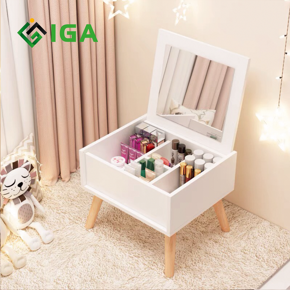 Bàn Trang Điểm Mini Đa Năng Có Thể Làm Tủ Đầu Giường Hiện Đại Thương Hiệu IGA - GP152