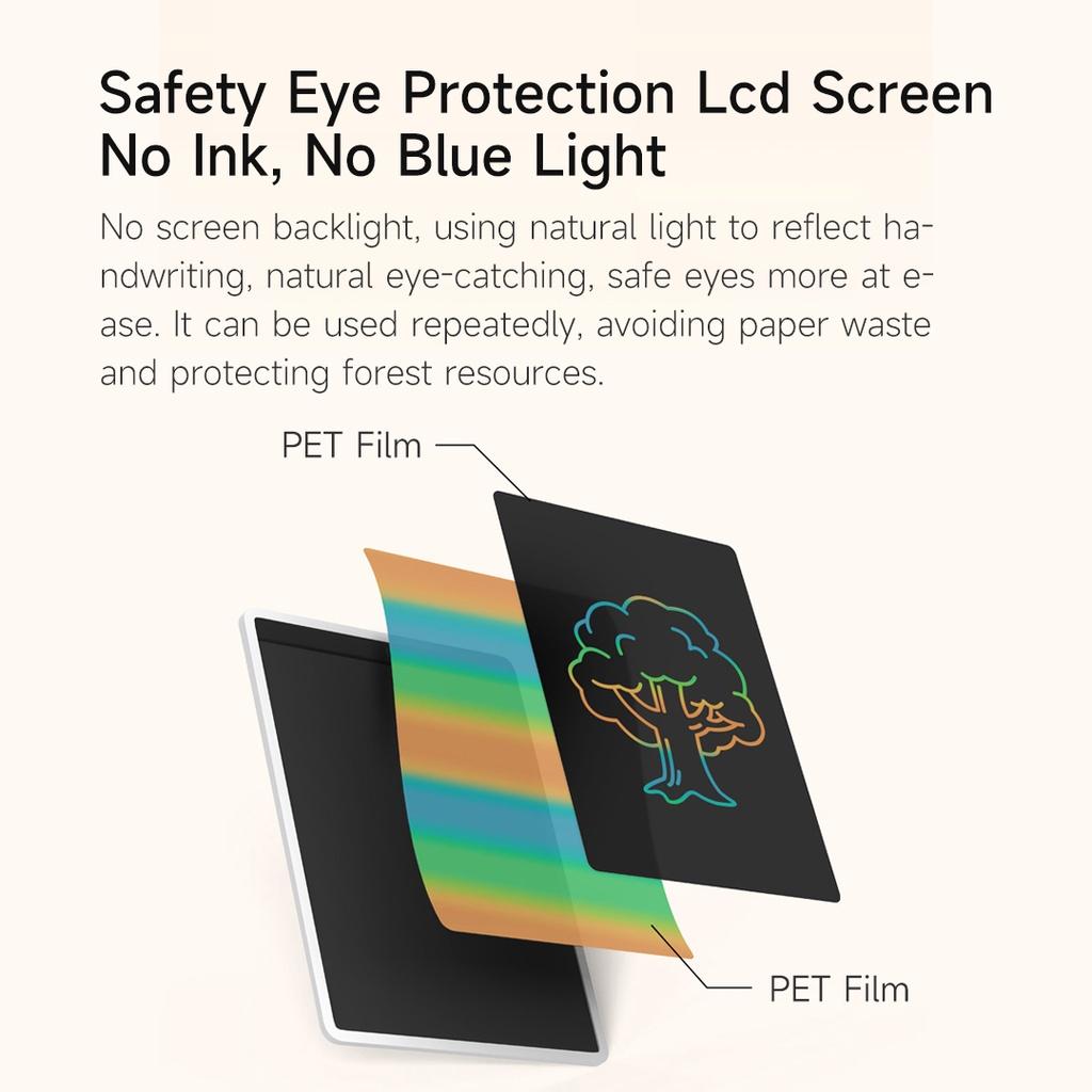 Bảng Đen Xiaomi Youpin Mijia Màn Hình LCD 10 & 13.5 inches Có Thể Tái Sử Dụng Nhiều Lần Để Viết