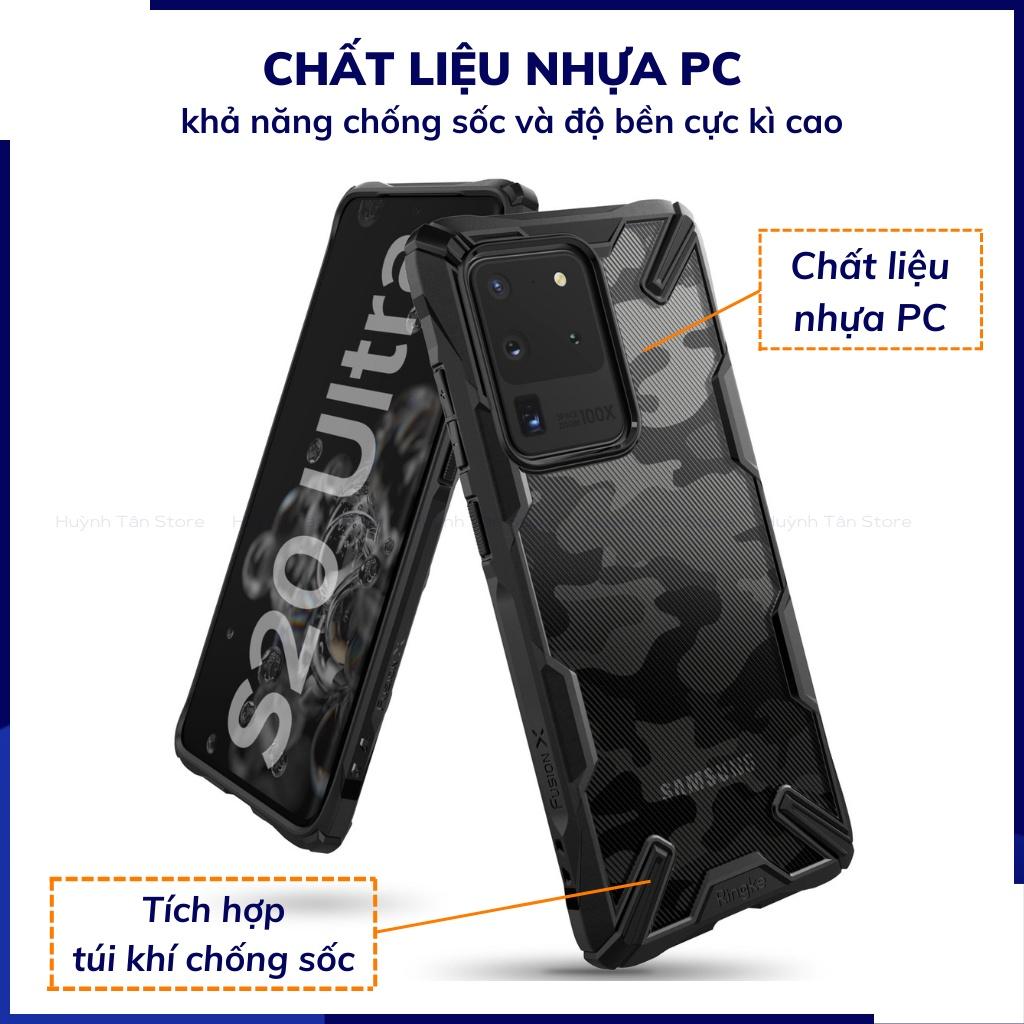 Ốp lưng s20 ultra RINGKE chính hãng trong suốt chống sốc FUSION X chống ố vàng phụ kiện điện thoại huỳnh tân - Hàng nhập khẩu