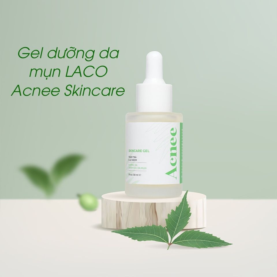 Acnee Skincare Gel - hỗ trợ ức chế vi khuẩn mụn và ngăn ngừa hình thành sẹo, thâm trên da