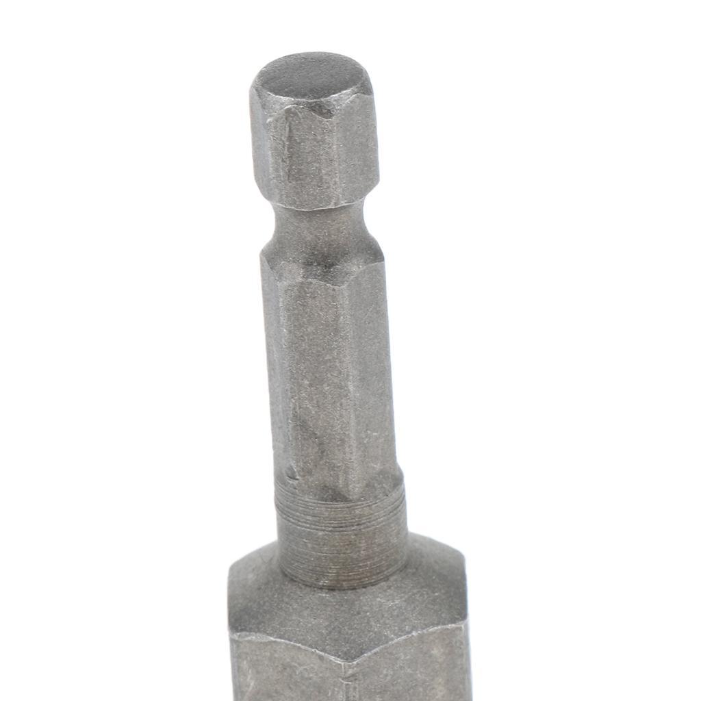 5Pcs Socket Adapter Set Driver Hex Shank Impact Drill Bits 1/4" Shank 10mm