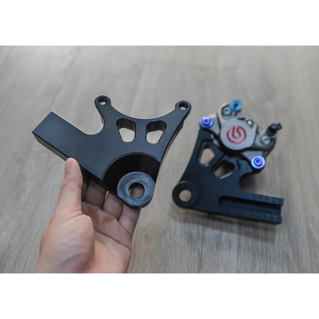 PAD PHANH DÀNH CHO YAMAHA R15V3/ MT15/ XSR155 đĩa sau 2pits đối xứng. Pad phanh CNC Nguyên Khối