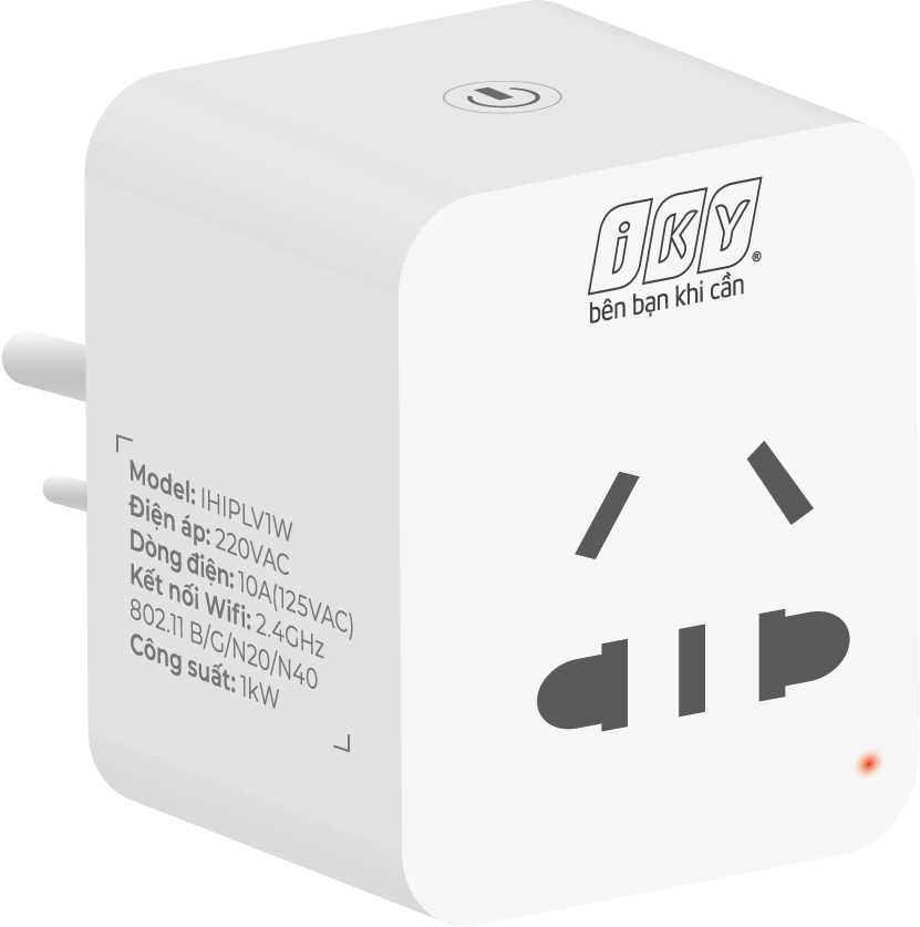 IPLUG - Ổ CẮM THÔNG MINH WIFI - Hàng Chính Hãng