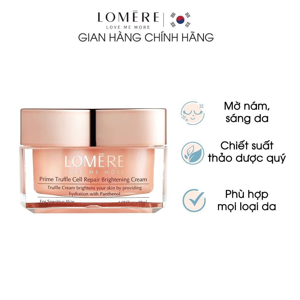 Kem Dưỡng Trắng Da LOMERE Prime Truffle Cell Làm Mờ Vết Nám, Cung Cấp Ẩm Giúp Da Khỏe Mạnh Căng Mượt 50ml