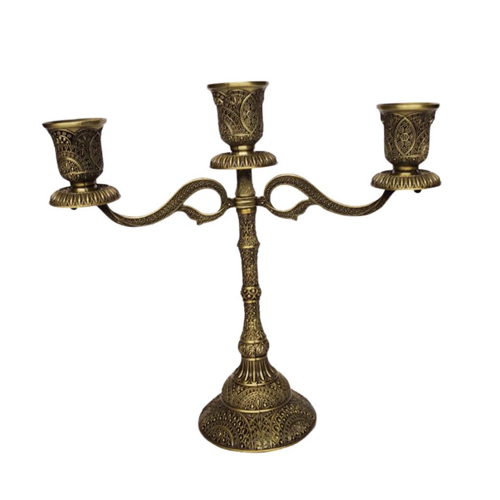 Vintage Style Candle Holder Candelabra Candlestick for Wedding Party Votive