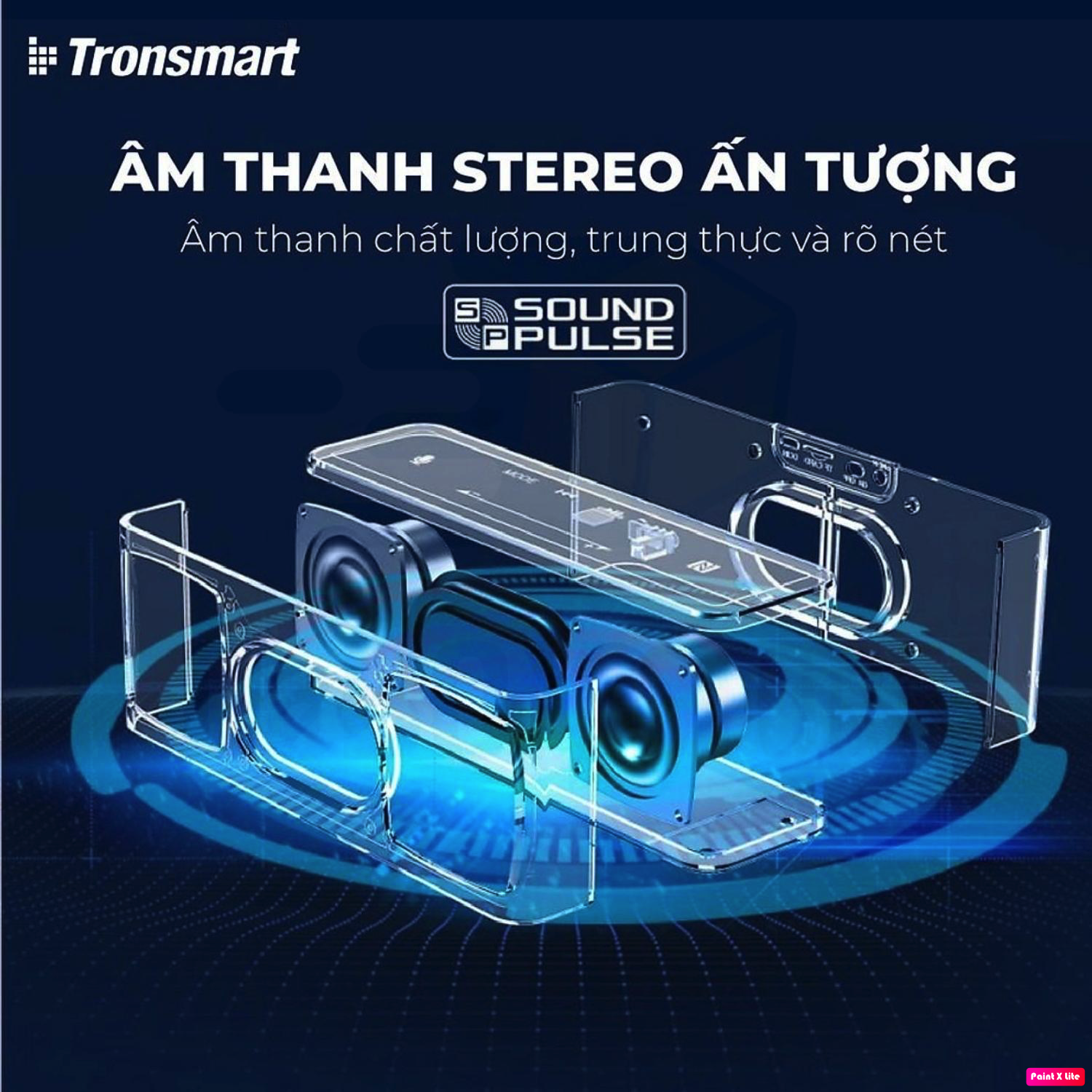 Loa Bluetooth Không Dây Tronsmart Element MEGA 40W v5.0 Hỗ trợ TWS và NFC ghép đôi 2 loa - Hàng Chính hãng