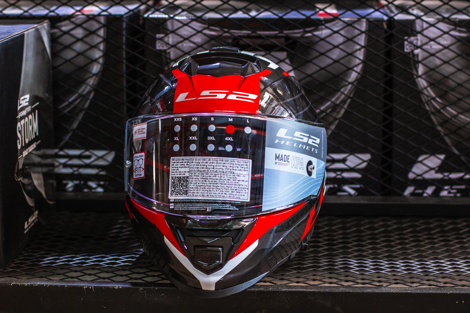 Mũ Bảo Hiểm Fullface Hai Kính LS2 FF800 Storm