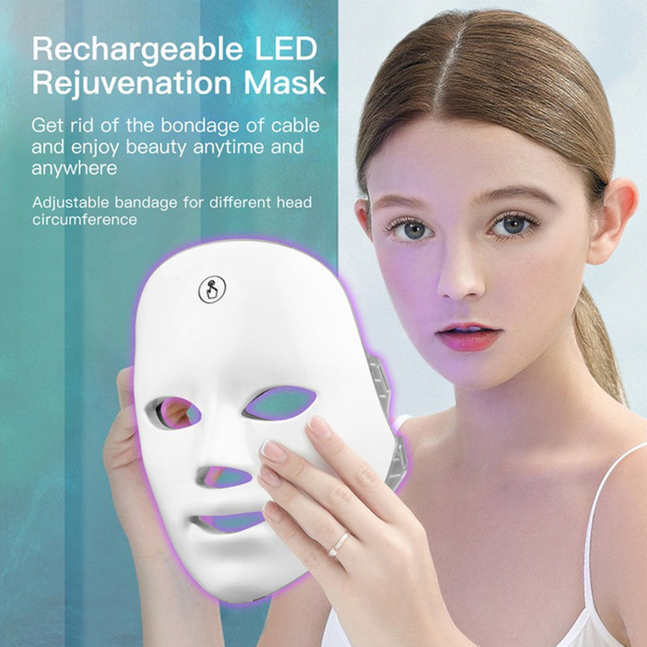Mặt Nạ Trẻ Hóa, Chăm Sóc Da Led Rejuvenation Mask - Home and Garden