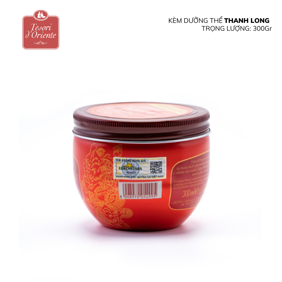 Kem dưỡng thể Tesori d'Oriente Hương Thanh Long 300gram