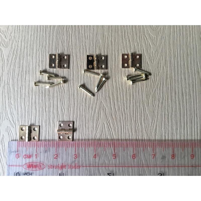 Bản lề mini kèm ốc vít dụng cụ mô hình