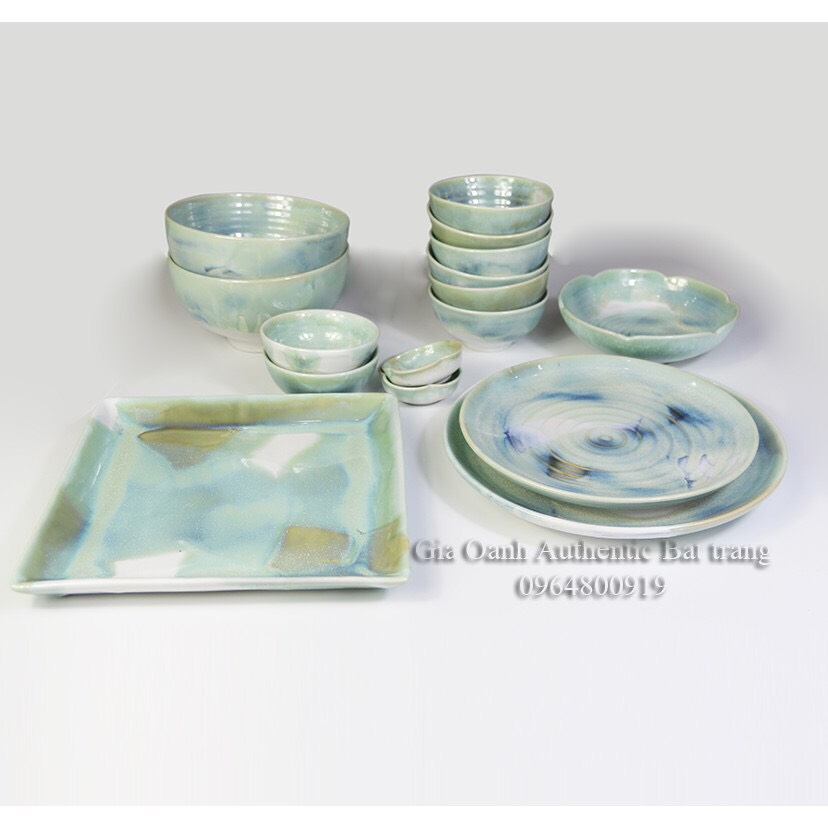MÊ LY - Bộ đồ ăn men ngọc trai CAO CẤP - Chuyển dùng cho nhà hàng khách sạn 5 sao - Gốm sứ Gia Oanh Authentic Bát tràng
