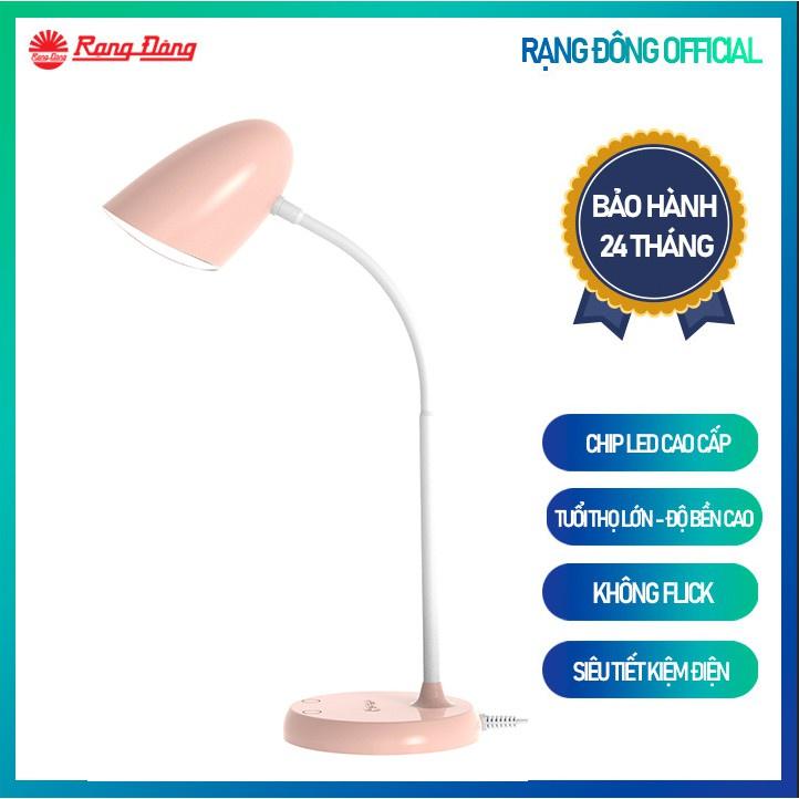 Đèn bàn bảo vệ thị lực cảm ứng và thay đổi ánh sáng Rạng Đông Model: RD-RL-38.PLUS 6W ánh sáng tự nhiên