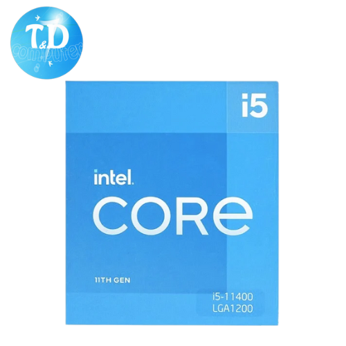 CPU Intel Core i5 11400 4.4GHz (Socket 1200, 6 nhân 12 luồng 12Mb 65W) - Hàng chính hãng FPT phân phối