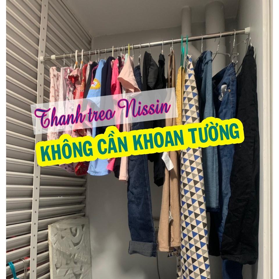 Size N3  - Thanh treo đồ Không Cần khoan tường, Thanh treo đa năng Nissin
