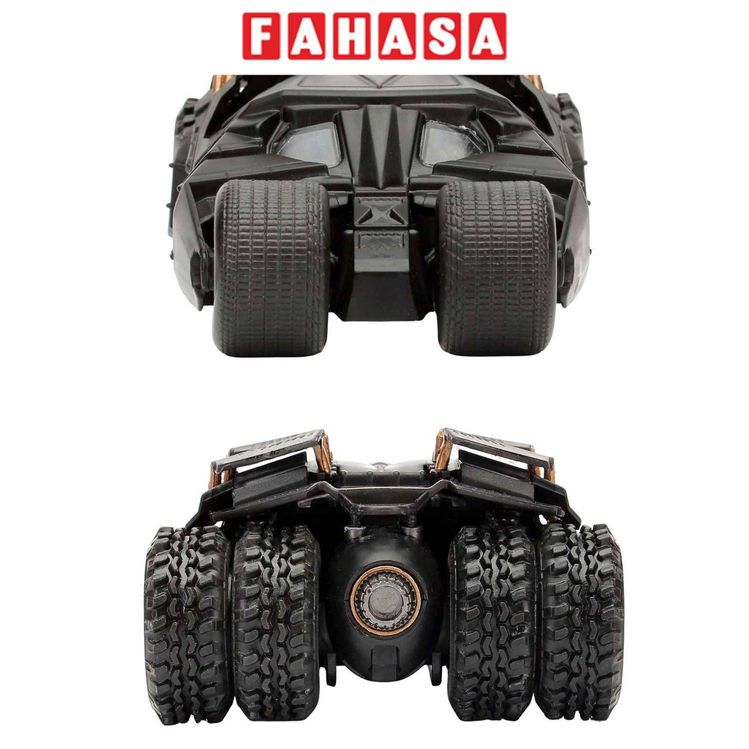Đồ Chơi Mô Hình Sưu Tầm Xe DC Comics Batman Batmobile 1:32 - Jada Toys 98232 - 2008 The Dark Knight Batmobile - Màu Đen