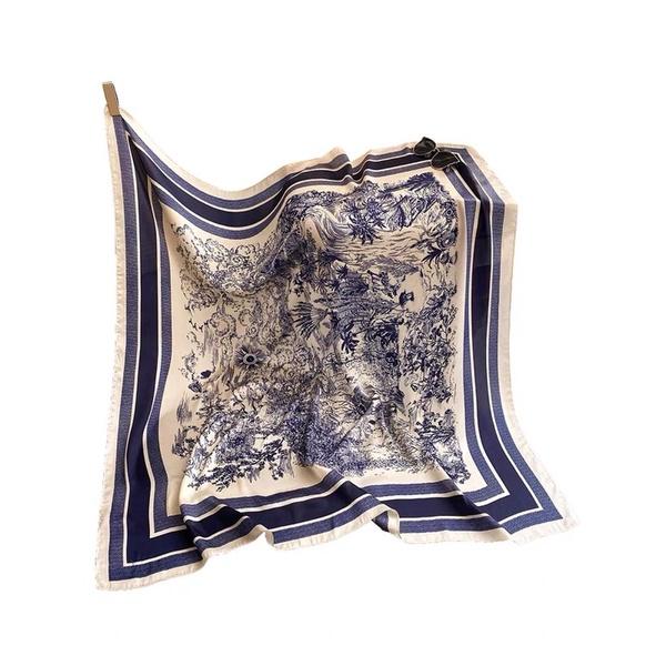 Khăn choàng cổ đa năng che nắng thanh lịch cao cấp size 108x108cm