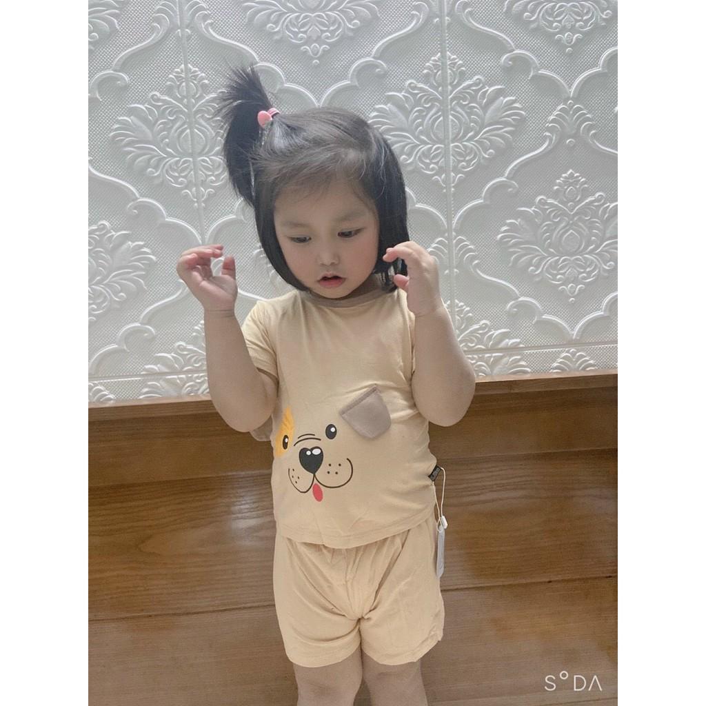 Bộ cộc k.woo tai thú cho bé trai/ bé gái