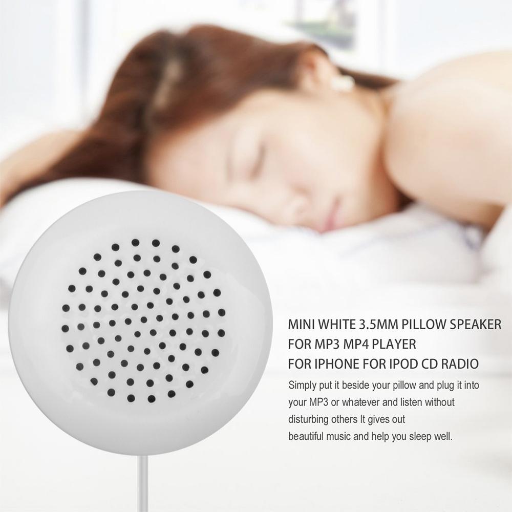 Máy nghe nhạc Gối gối Portable Kebidu Trình phát nhạc LOUNERSPEAKERS Delication Soft Universal 3,5mm cho iPod Xiaomi điện thoại thông minh MP3 MP4 CD Màu: Trắng