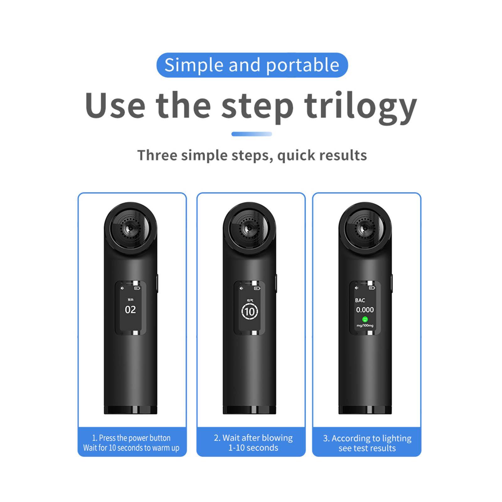 Professional Digital Breathalyzer Detector Tool for Police Home Use