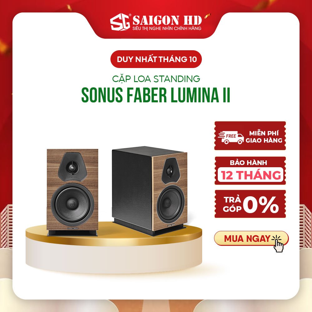 Cặp loa Bookshelk SONUS FABER Lumina II - Hàng chính hãng, giá tốt