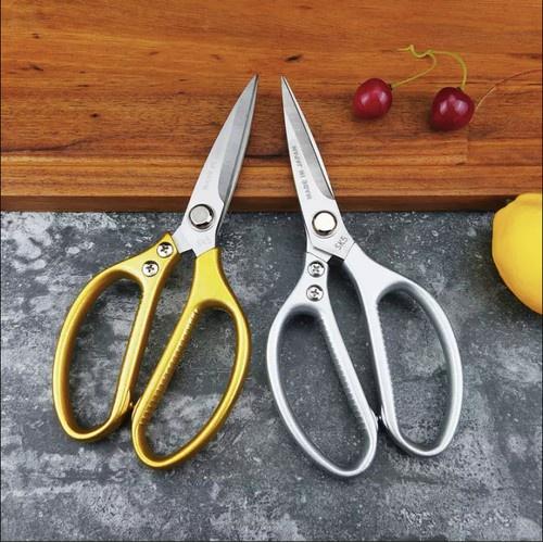 Kéo Cán Kim Loại Hàng Nhật Bản Cắt Siêu Êm - Kéo Cắt Gà Siêu Bén