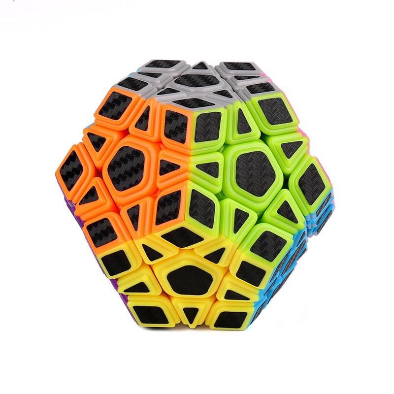 Bộ Sưu Tập Khối Rubik Carbon 2x2 3x3 4x4 5x5 Tam Giác 12 Mặt, Skewb, Ivy lá phong cao cấp