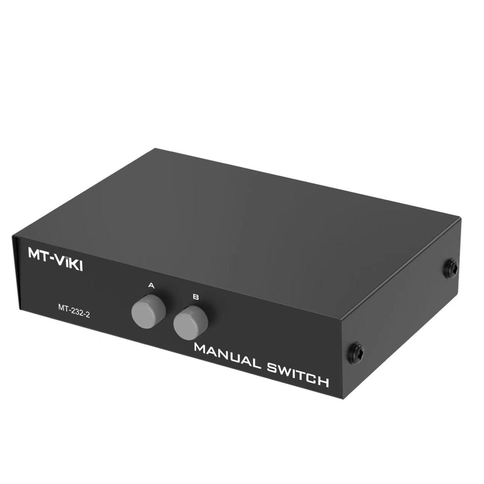 RS232 4Port Serial 9pin Switch Manual Selector Box Out for Computer