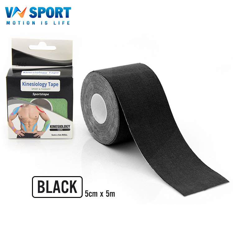 Combo 2 Cuộn Băng Keo Vải Dán Cơ Thể Thao Cao Cấp Kinesiology Tape  (5cm x 5m) - Băng Keo Dán Cơ Chuyên Dụng Trong Thể Thao Phù Hợp Cho Mọi Lứa Tuổi Và Tất Cả Các Bộ Môn Thể Thao