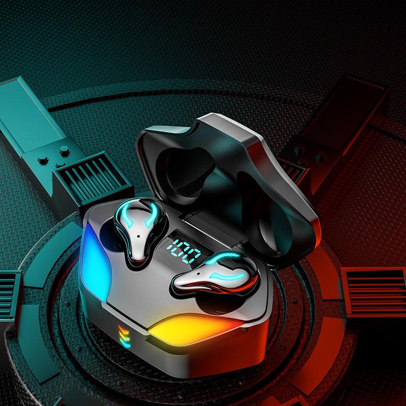 Mẫu tai nghe bluetooth không dây chơi game X1 được ưu đãi nhất hai tai không có độ trễ giảm tiếng ồn thể thao mini trong tai