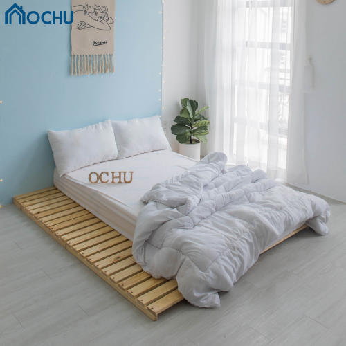 Giường Ngủ Pallet Gỗ Thông OCHU - Nancy Bed - Natural - 2m2*2m