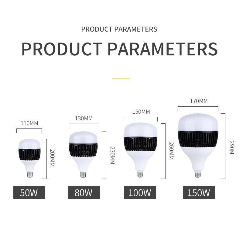 Bóng Đèn LED Siêu Sáng 50w / 80w / 100w / 150w 220v