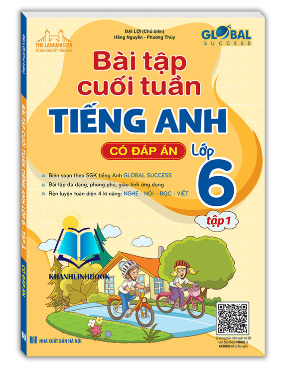 Sách - global success - Bài tập cuối tuần Tiếng anh lớp 6 - tập 1 (có đáp án)