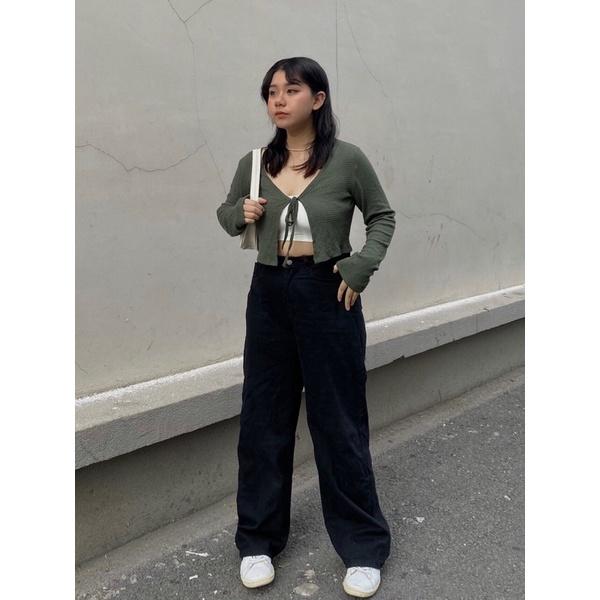 Quần jean ống suông form bigsize
