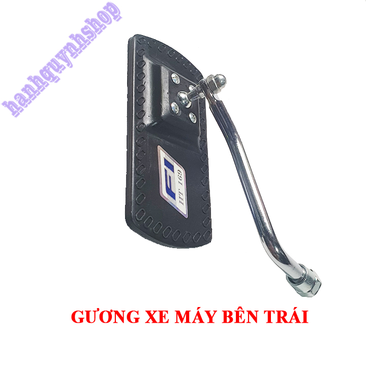 Gương xe máy hình chữ nhật thời trang tay tròn loại đẹp