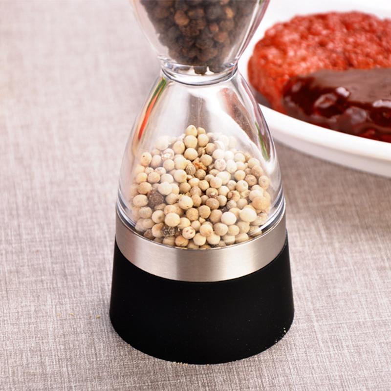 2 Trong 1 Hướng Dẫn Sử Dụng Hai Đầu Muối Tiêu Xay Bình Lắc Đồng Hồ Cát Hình Cối Xay Gia Vị Nêm Gia Vị Xay Nấu Ăn Nhà Bếp Tiện Ích bộ