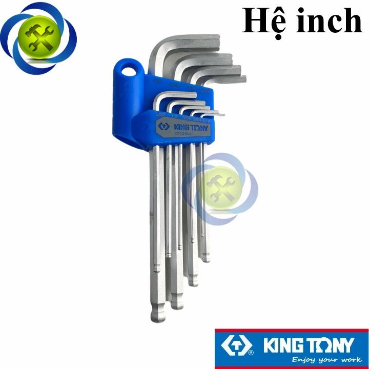Bộ lục giác đầu bi hệ inch Kingtony 20129SR 9 cây