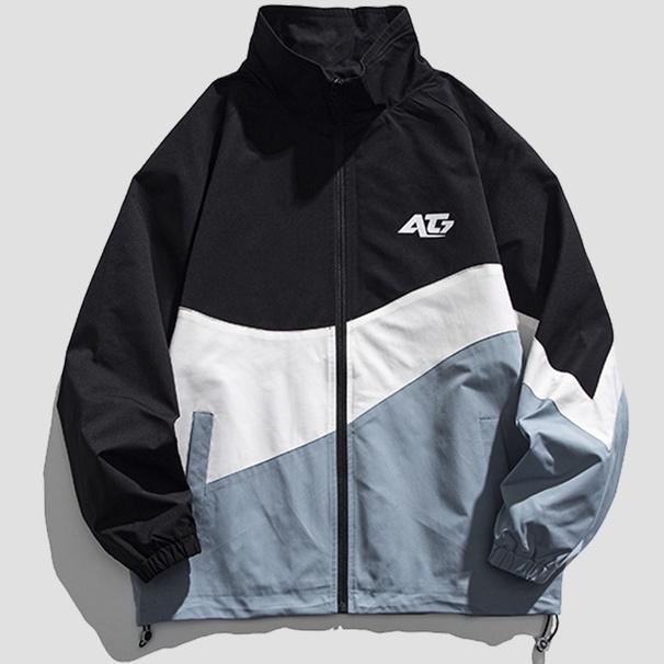 Áo khoác nam nữ unisex cổ trụ vải dù nhật 2 lớp phong cách học đường cute mới utt925